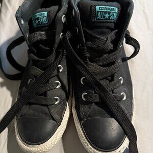 Men's Converse Chuck Taylor All-Star Street Mid Shoes Black Size 8.5